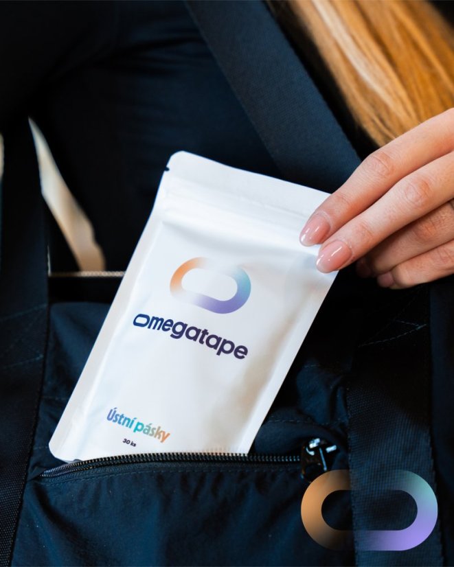 OMEGATAPE - Ústní pásky pro lepší spánek a proti chrápání - Balení: 60ks (10% sleva)