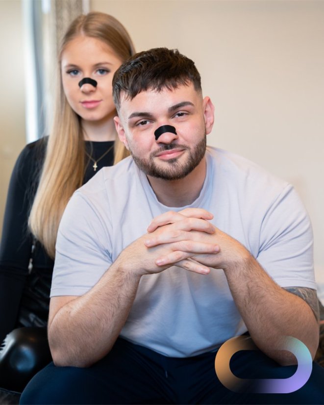 OMEGATAPE - Pásky na nos pro lepší dýchání a kvalitnější spánek - Balení: 90ks (15% sleva)